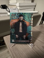 2025 Topps Chrome WWE x Cactus Jack Finn Balor Teal Laser Refractor /175 #43