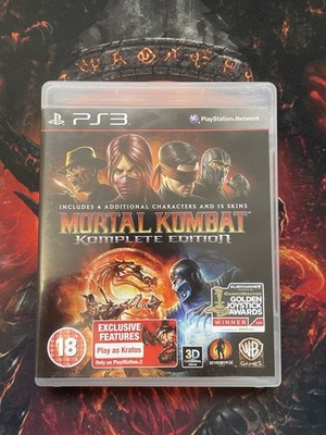 Playstation 3 Mortal Kombat Komplette Edition PS3 CIB USK18