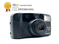 Near MINT Pentax Espio 115 Black 38-115mm Point  Shoot Film Camera From Japan