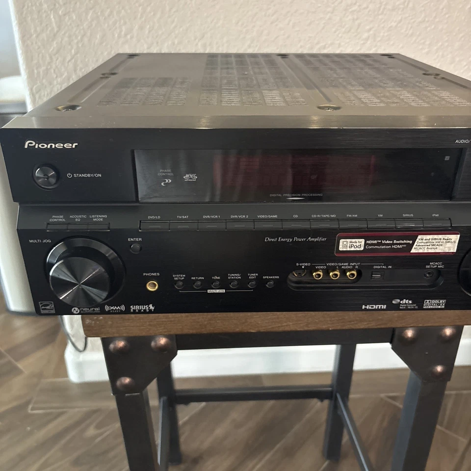 Pioneer VSX-1017TXV HDMI Home Theater Surround Sound Receiver, No Remote, Tested - Image 4 of 4