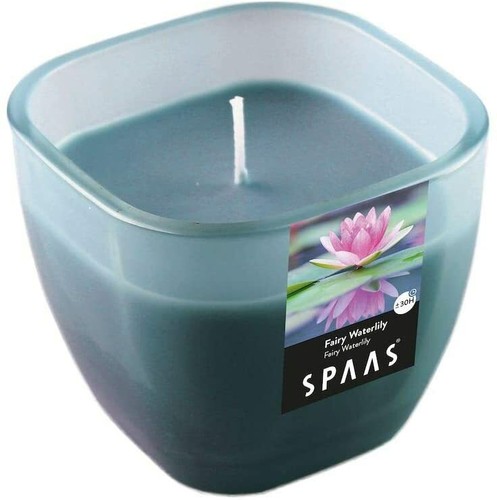 Scented Candle in Glass, 30 hours burning time Scented Candles Square Glass - Picture 37 of 40