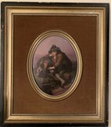 Antique KPM Berlin Hand Painted Porcelain Organ Grinder with Monkey Organette — photo 1