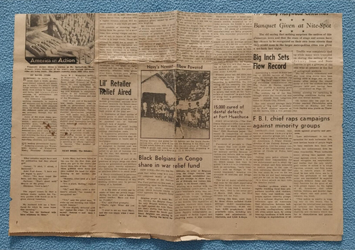 WW2 Hollywood Press EXTRA Newpaper - Page 1&2 only - Hollywood Magic Shop Ads - Picture 4 of 8