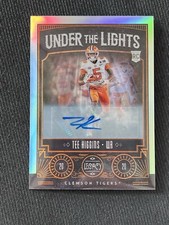 TEE HIGGINS 2020 Panini Legacy Under the Lights Silver HOLO PRIZM AUTO RC #UL-TH