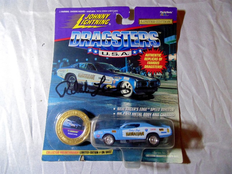 VINTAGE 1/64 DIECAST AUTOGRAPHED BY ROLAND LEONG (HAWAIIAN)
