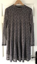 Mint Velvet Gorgeous Black Tiered Ruffle Mini Dress Size 14