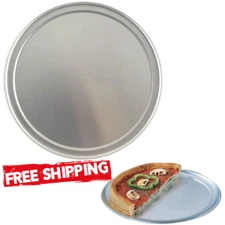 Pizza Pan Standard 18-gauge Aluminum Oven Plate Wide Rim Baking Tray 16 Inch