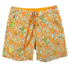Stio Mens CFS Board Shorts Floral Swim Trunks 7  Inseam Size 33