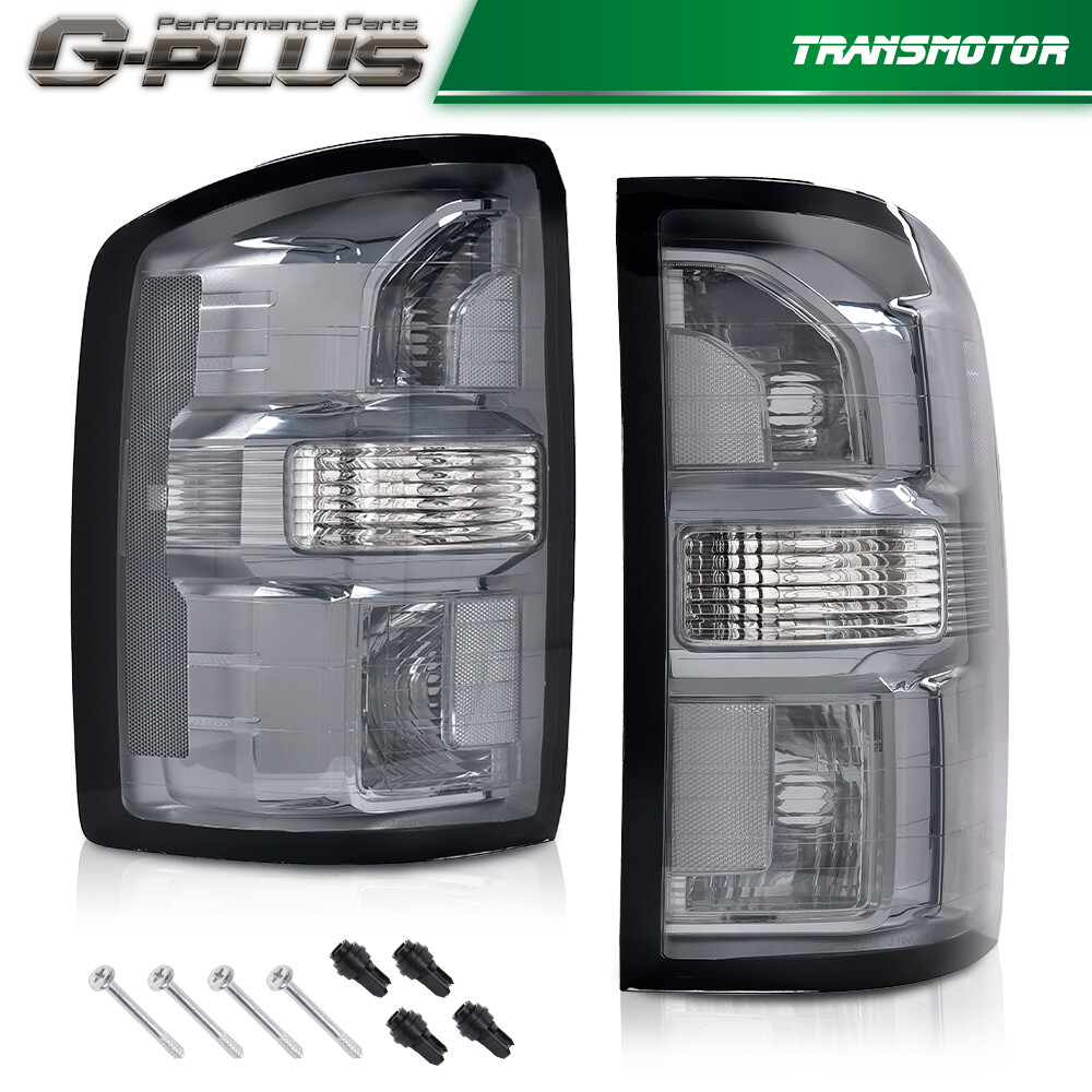 Smoke Fit for 20142018 GMC Sierra 1500 2500 3500 Tail Lights Brake