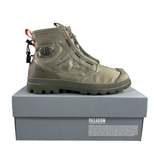 Palladium Boots Mens Size 4 Black Waterproof Leather‎ Ankle Combat 73234-001-M PALLADIUM Pampa Sport Cuff Black Boots For Men 73234-001  main image 2