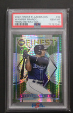 2022 TOPPS FINEST FLASHBACKS WANDER FRANCO PRISM REFRACTOR #34 3/35 PSA 10