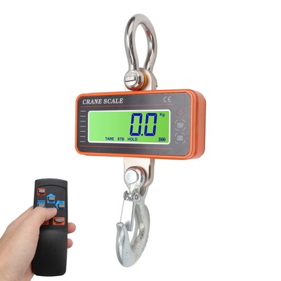 Digital Crane Scale 1500kg 3000lb Heavy Duty Hanging Scale With Remote Control