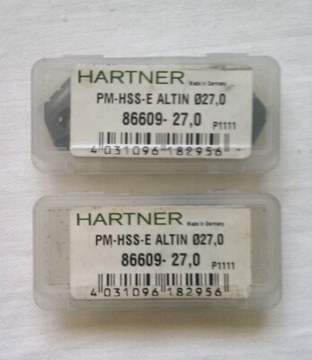 3 x Hartner cutting plate 86609-27.0 PM-HSS-E ALTIN Ø 27 mm