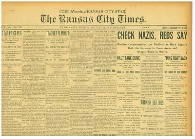 Operation Barbarossa Germany invades Russia Minsk Stalin June 26 1941 B30A