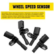 4PC FRONT+REAR ABS WHEEL SPEED SENSOR FITS FOR VOLKSWAGEN JETTA PASSAT 2006-2018