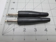 2  CW Morse Code Straight Key Keyer Bug connector 1/4" 6.35 mm plug