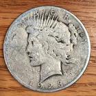 1923-S Peace Silver Dollar -Check the  High Quality Scans #B040