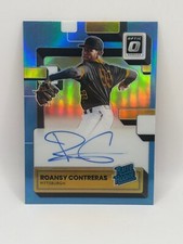 2022 Donruss Optic ROANSY CONTRERAS Aqua RR ROOKIE Prizm #'d /35 Pirates
