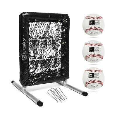 ALAGPRO Pocket Pitching Net 9 Hole Pitching Target Strike Zone for