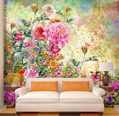 3D Nice Flower ZHUA5499 Wallpaper Wall Murals Removable Self-adhesive Ann