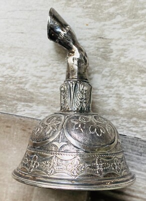 Amazing 200-years  old Silver  Dinner Bell, Swaine, London, 1825-1848