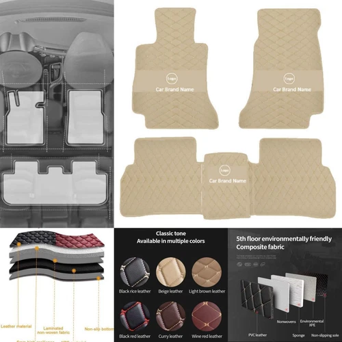 Fit For BMW X1 X2 X3 X4 X5 X6 X7 All Weather Custom Auto Car Floor Mats Carpets - Picture 9 of 39