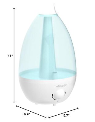 MegaWise Ultrasonic Cool Mist Humidifier SK7620-1.5L Capacity