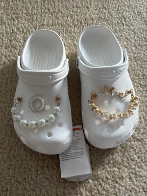 Crocs Kids' Shoes - Classic Clogs W/ Removable Charms for Girls and Boys J6