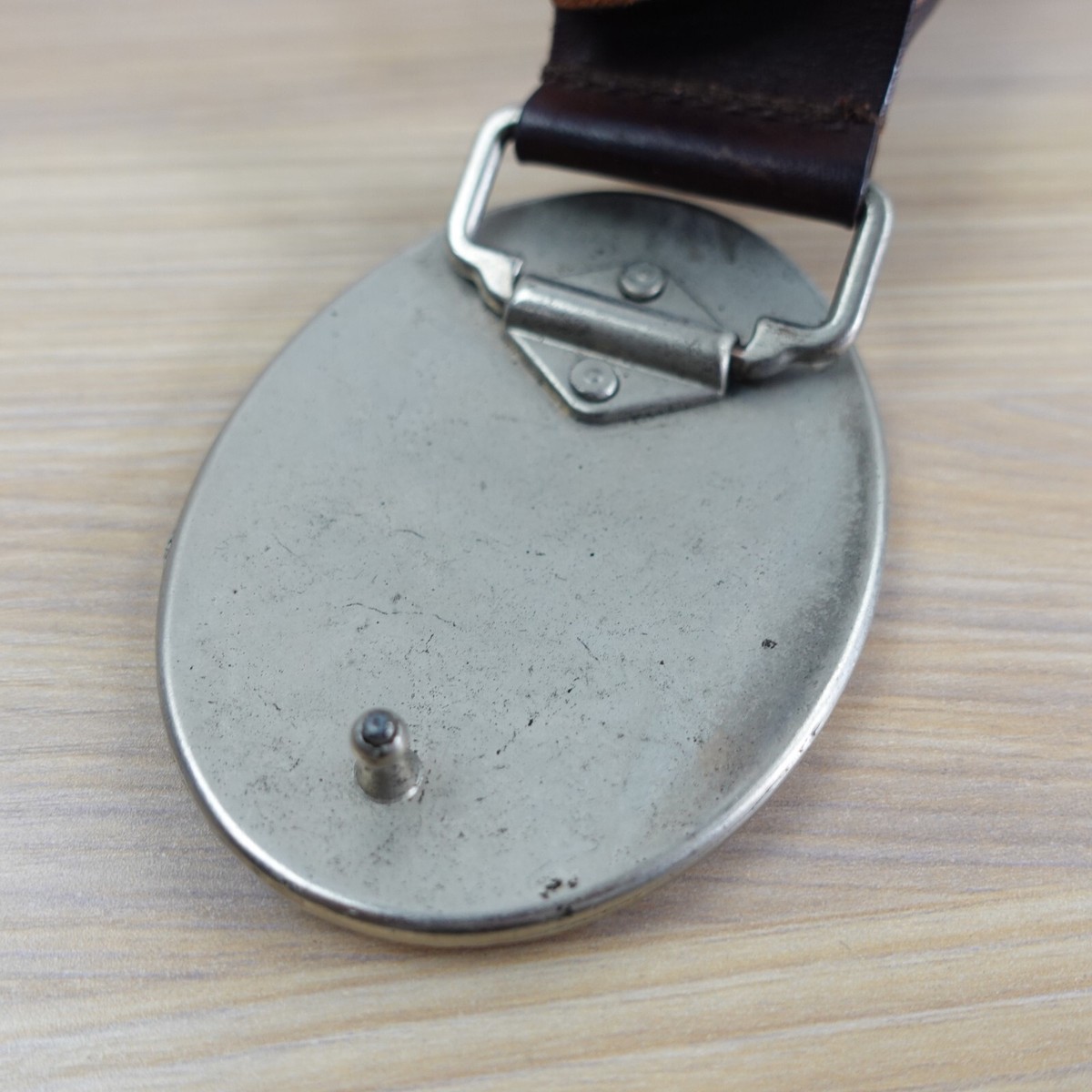 Vintage Abercrombie Fitch Belt Womens Brown‎ Leather Large Rodeo Buckle ENGLAND Abercrombie & Fitch Women main image 2