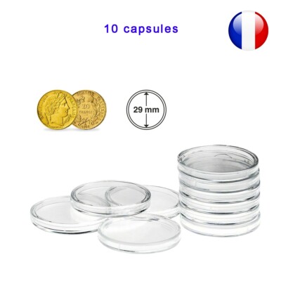 Capsule De Protection Pour Pièce De Monnaie - Diamètre Intérieur 25 Mm - Neuve