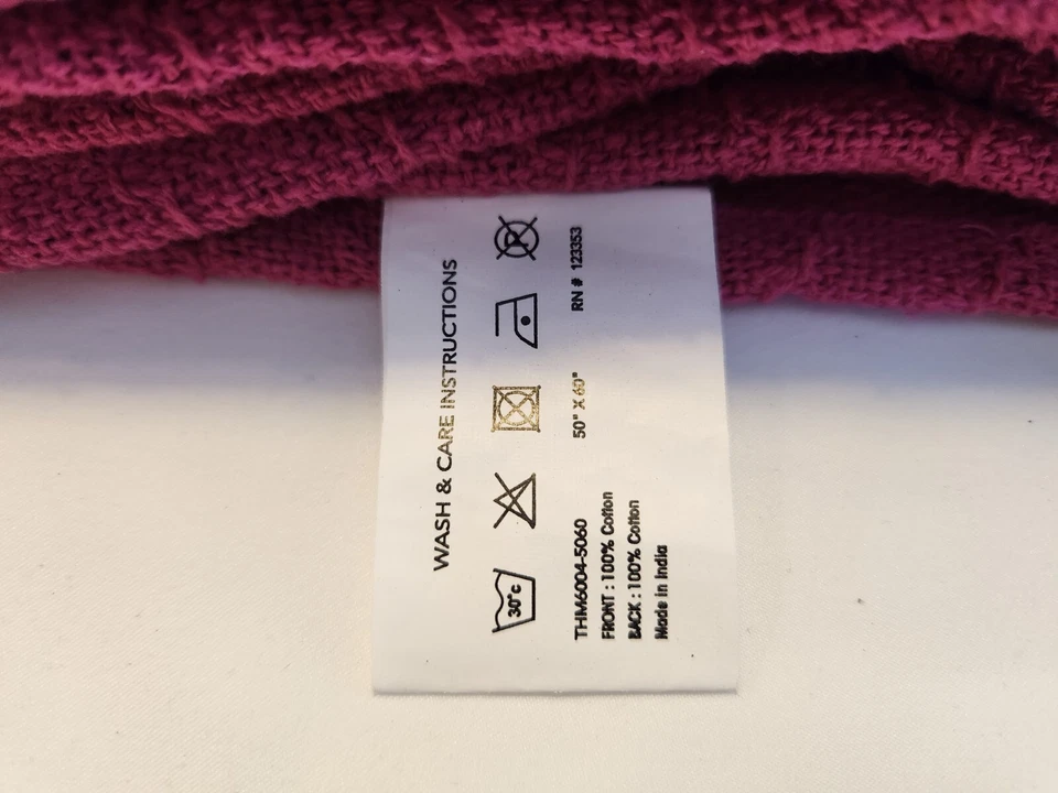 Manta Surya Theme Rosa Brillante THM6004-5060 (60x50) 233245 Foto 4 de 4