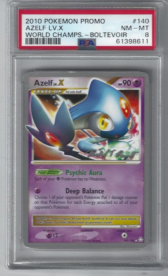Pokemon Azelf LV.X 2010 World Championships Boltevoir NON Pokemon Azelf LV.X 2010 World Championships Boltevoir NON
