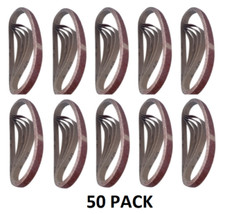 50 X Sanding Belts To Fit Air Powered Powerfile - 10 x 330 mm 100% Fit Rate