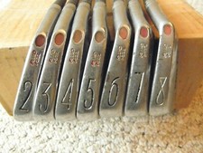 Men right handed stiff steel 64 Wilson Dynapower iron set 2-8 irons