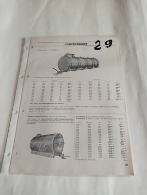 Tractor brochure, agricultural machinery brochure, No. 29 other brochures listed