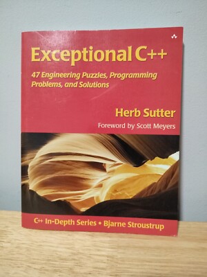 Außergewöhnliches C++ Buch 47 Technikrätsel Kräutersutter Scott Meyers TY2