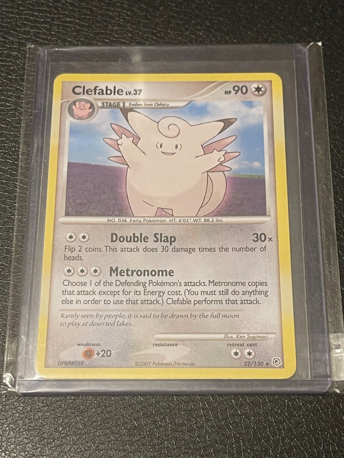 Clefable 22/130 - Non-Holo Rare - Diamond & Pearl - Pokemon TCG - NM NP 2007