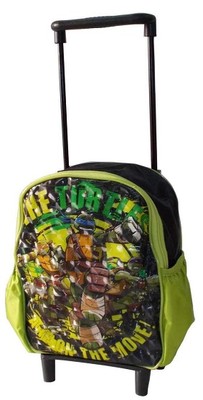 ZAINO MINI TROLLEY ASILO TARTARUGHE NINJA TMNT SCUOLA