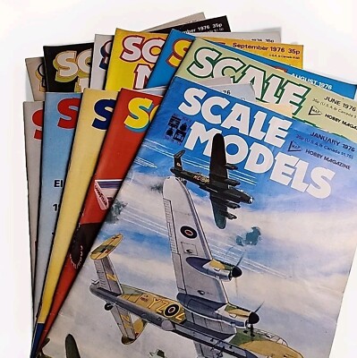 12x Scale Models V07 1976 Magazine Set Lot