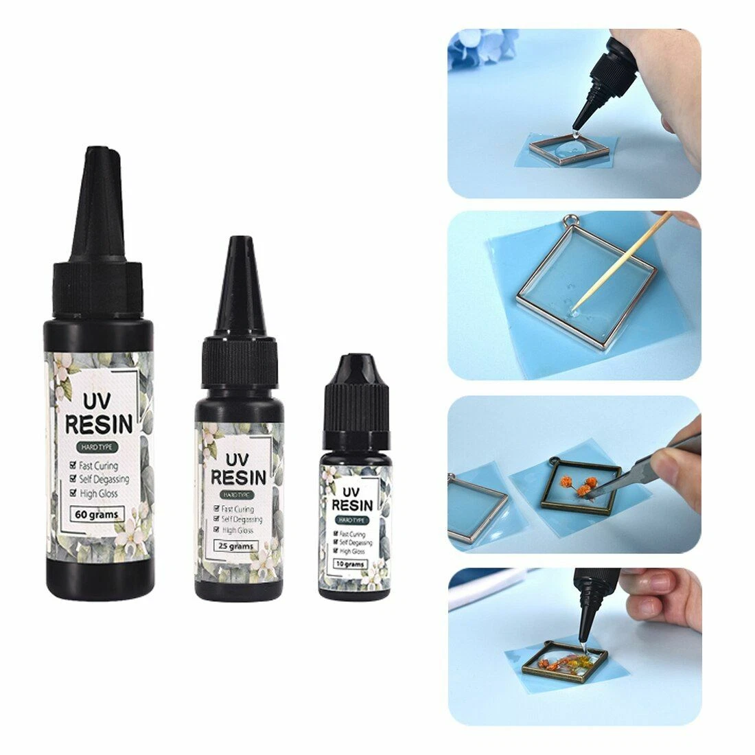 1pc Quick-drying Resin Glue Clear Hard Epoxy Glue Jewelry Making Supplies  Access