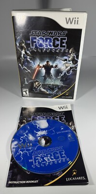 Star Wars The Force Unleashed Nintendo Wii Complete CIB
