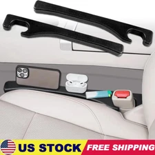 2Pcs Upgrade Car Seat Gap Filler with Phone Holder Multi-Function Side Seat Gap