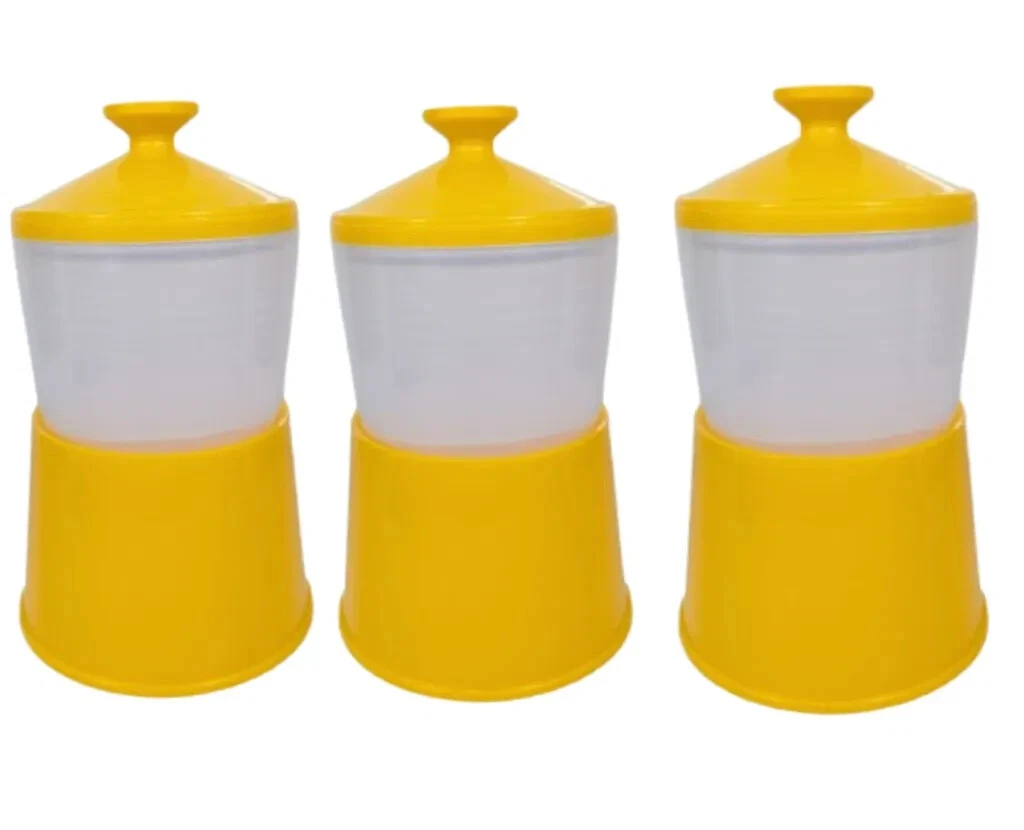 3pcs Half Boiled Egg Maker Malaysian Recipe Original Made in Malaysia Yellow