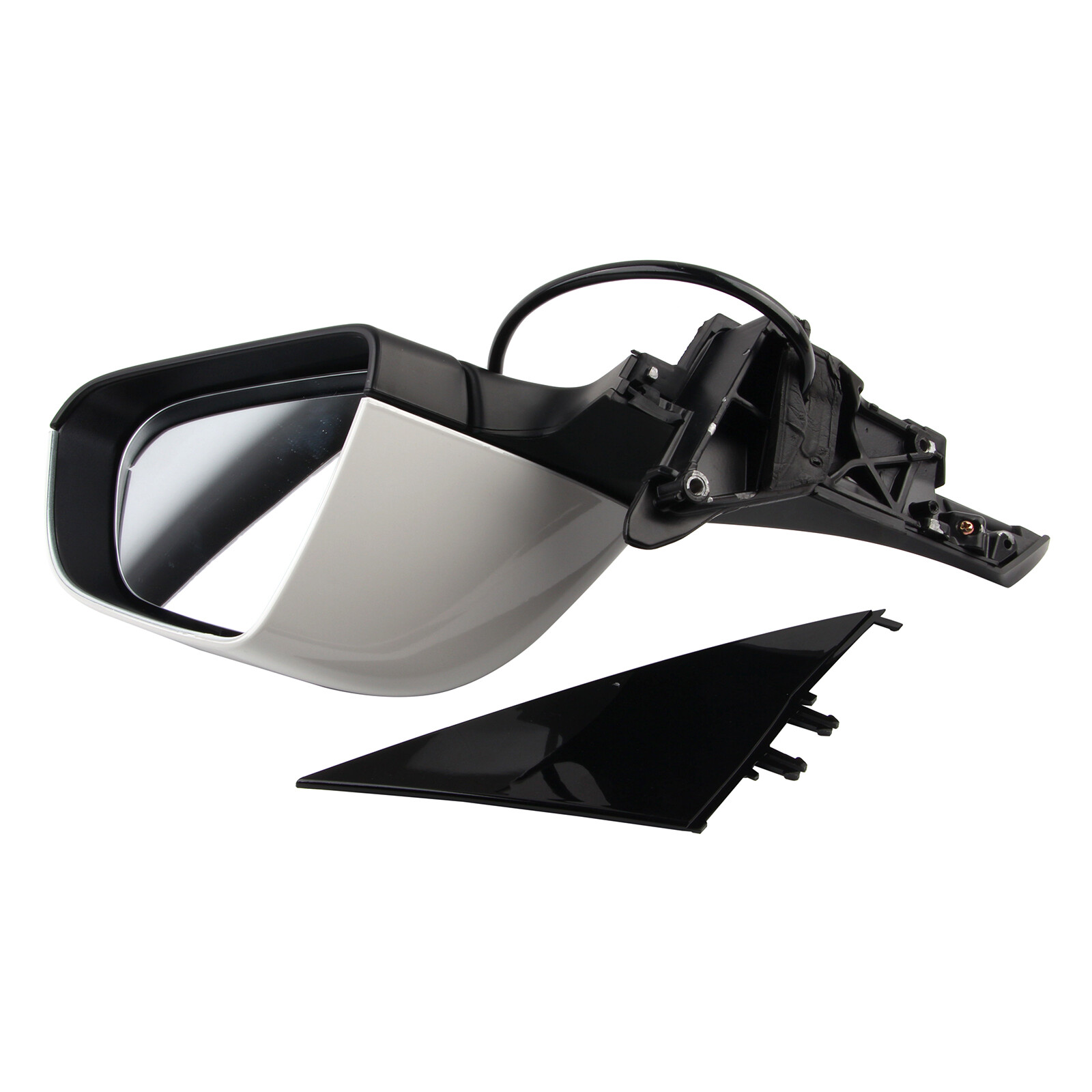 Fits Tesla Model 3 20172023 White Right Passenger Side Mirror Heated Power Fold eBay