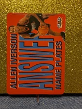 1999 Skybox Hoops Name Plates #2 Allen Iverson Philadelphia 76ers The Answer