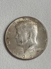 1964 P Kennedy Toned Half Dollar, AU, 90% Silver, circulated  Condition