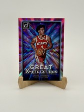 2021-22 Panini Donruss - Great X-Pectations Jalen Johnson #18 Holo Pink Laser...