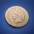 1861 Indian Head Penny  Civil War Era