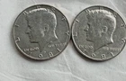 LOT OF 2 - 1981 Kennedy Half Dollar Coins 1P & 1D NICE!