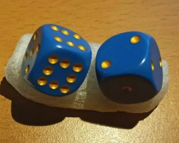 Sicherman Special Dice Pair 1-3-4-5-6-8 1-2-2-3-3-4 same results 2 normal 1-6 - Image 2 of 4